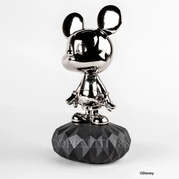 lladró mickey mouse™ porcelain sculpture platinum