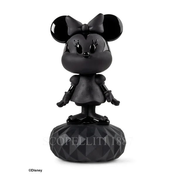 lladró minnie™ porcelain sculpture black