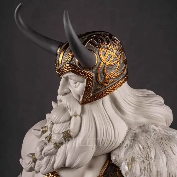 lladró odin porcelain sculpture