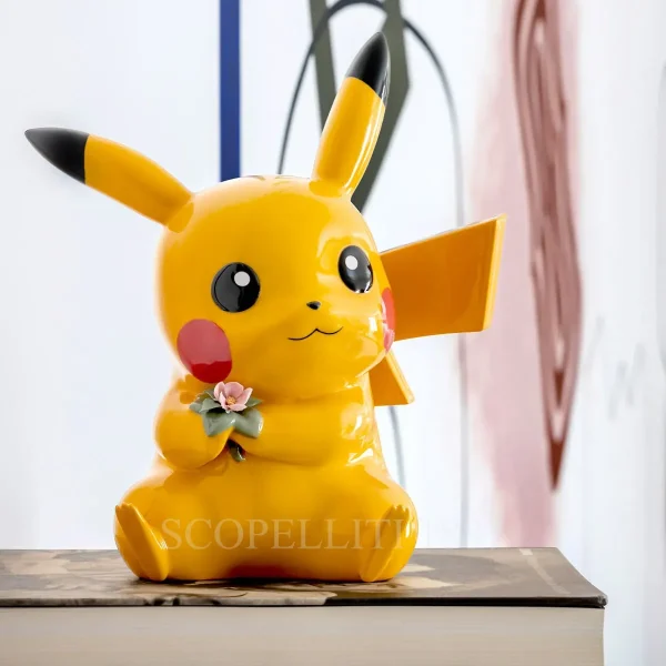 lladró pikachu porcelain sculpture numbered edition