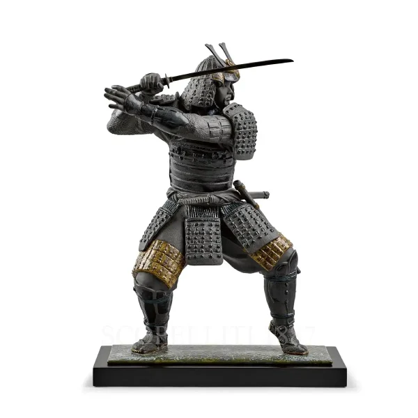 lladró samurai warrior porcelain sculpture