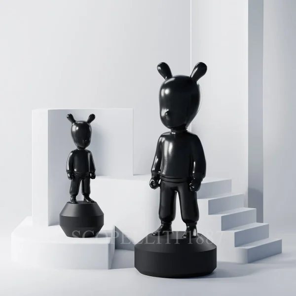 lladró the guest figurine black large