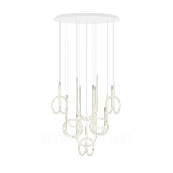 saint louis torsade 10 light chandelier tall