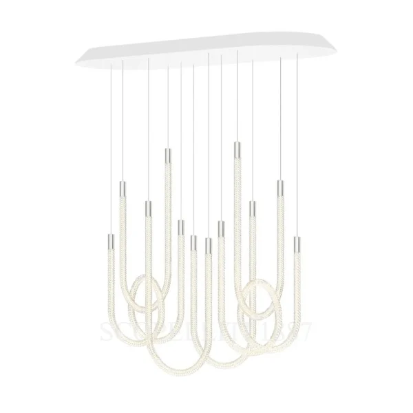 saint louis torsade pendant 6 light