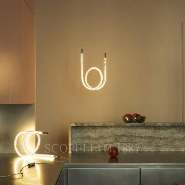 saint louis torsade pendant 1 light