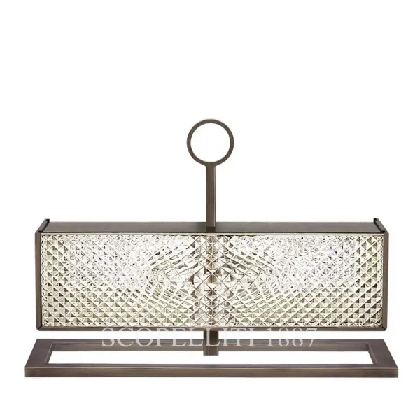 saint louis vibration table lamp bronze