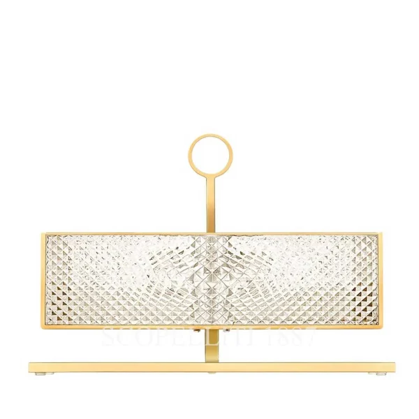 saint louis vibration table lamp gold plated