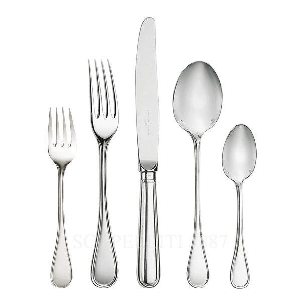 christofle-albi-5-pieces-sterling-silver christofle albi 5 pieces sterling silver