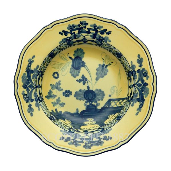 Ginori 1735 Soup Plate Oriente Italiano Citrino