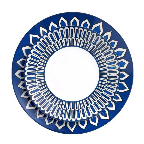 hermes blue dinnerware