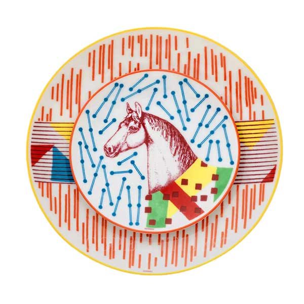 hermes hippomobile dinnerware