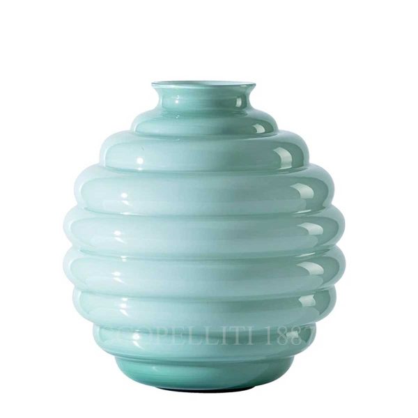 venini deco vase large rio green