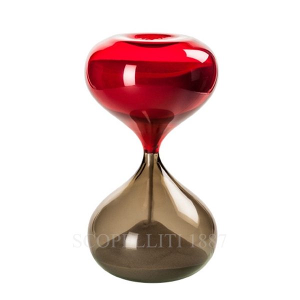 venini hourglass limited edition red taupe