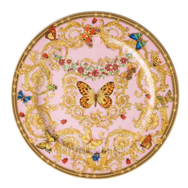 versace butterfly garden service plate