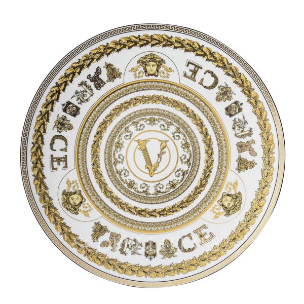 versace-virtus-gala-white-service-plate versace virtus gala white service plate 33 cm